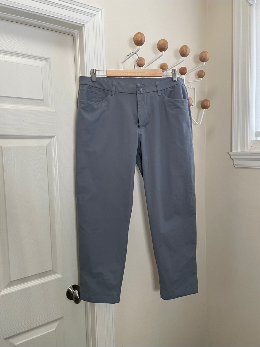 Lululemon ABC Commison Pants Cropped Ankle - Grey Blue - 36x24